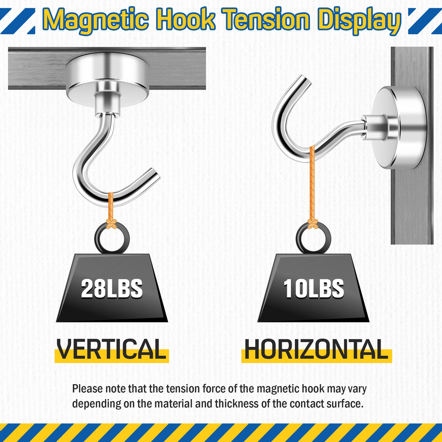 FINDMAG 28 Pack Magnetic Hooks, 30LB Strong Magnetic Hooks for Cruise Cabins, Heavy Duty Magnets with Hook for Cruise Essentials 2026, Hanging, Fridge, Locker, Door and Grill (Silver)